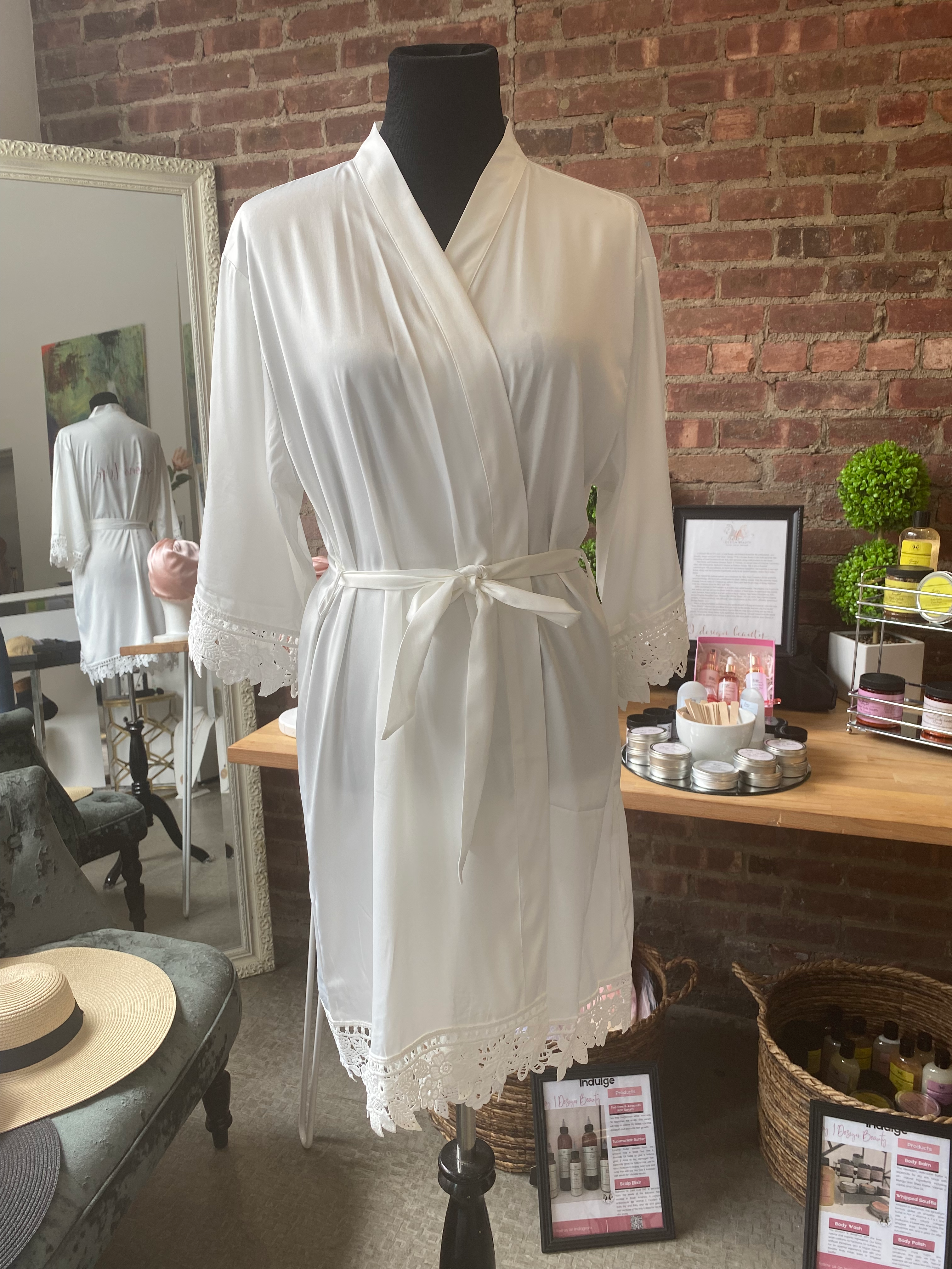 Silk & Lace Robe